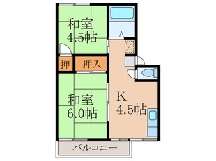 エンゼルハイツの物件間取画像